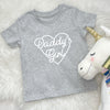 Daddy's Girl With Heart Girls T Shirt - Lovetree Design