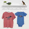 Dinosaur Matching T Shirt Set For Brothers And Sisters - Lovetree Design