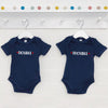 Double Trouble Baby Vest Set For Twins - Lovetree Design