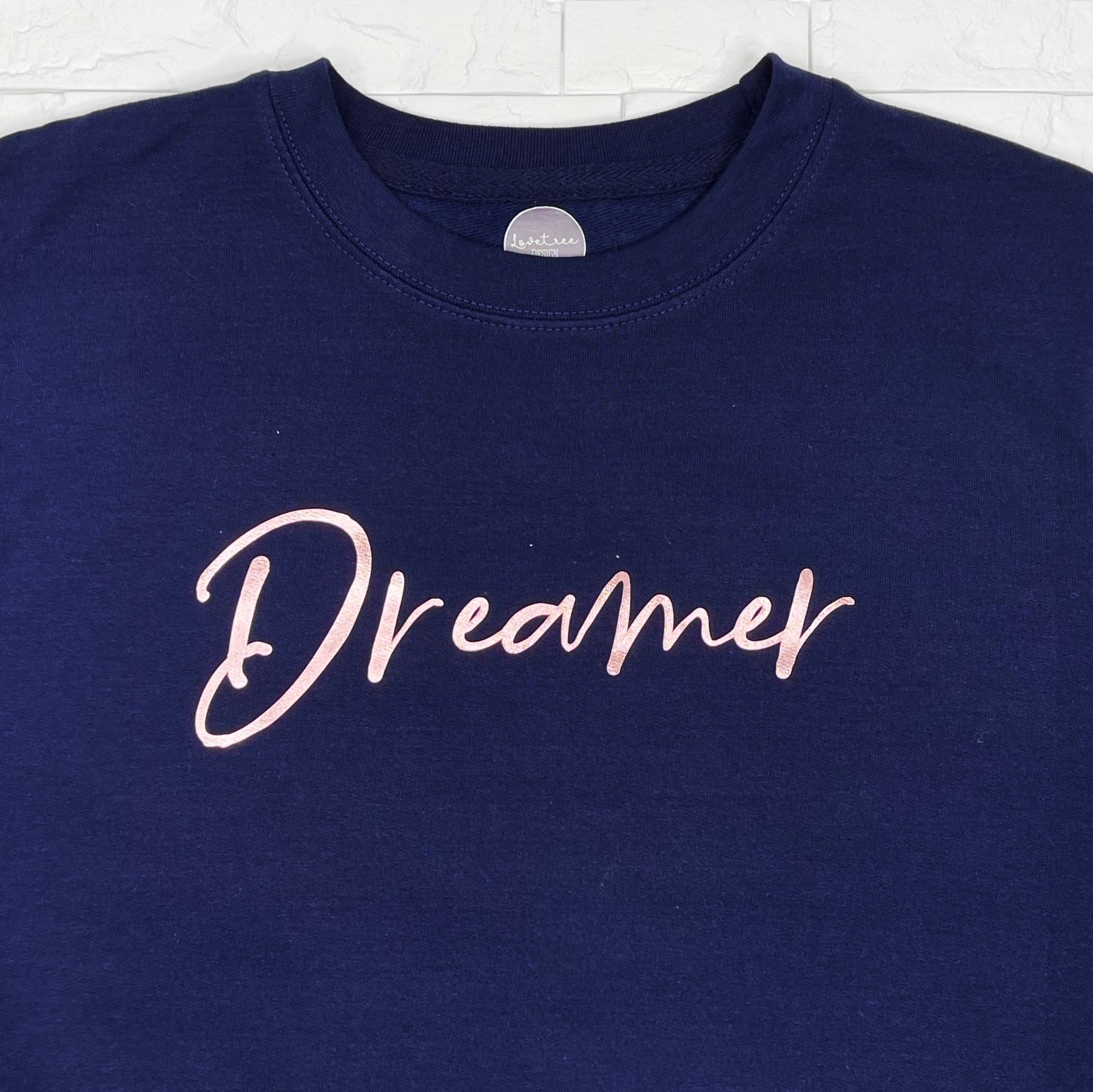 Dreamer Sweatshirt Rose Gold - Lovetree Design