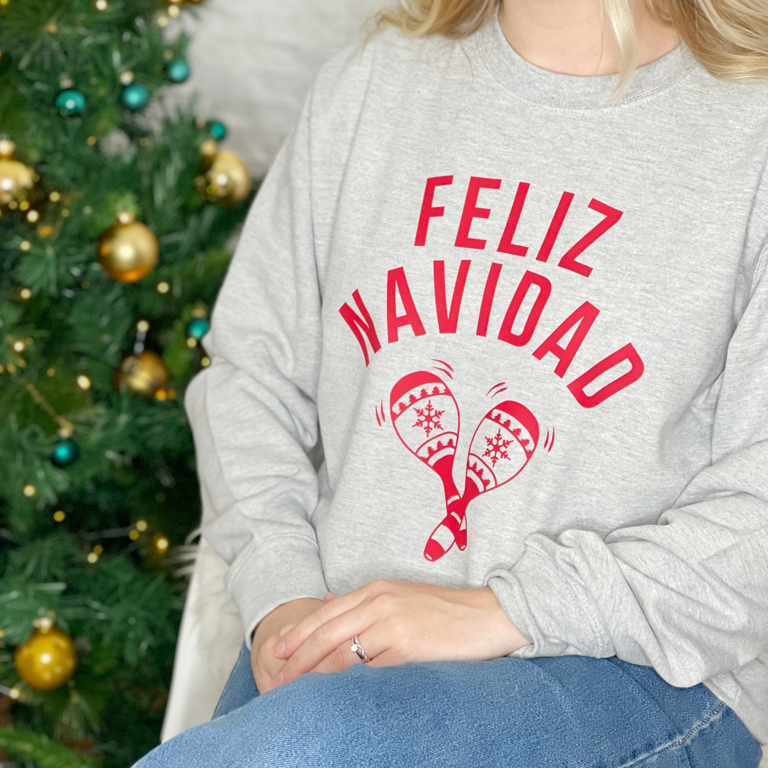 Feliz navidad sweatshirt online