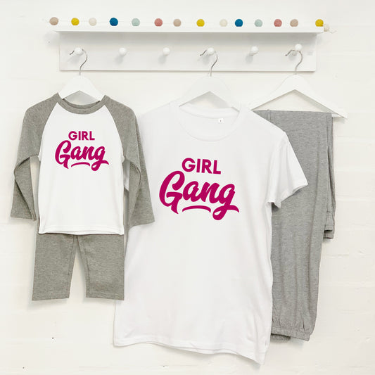 Girl Gang Mum And Daughter Matching Pj Set - Lovetree Design