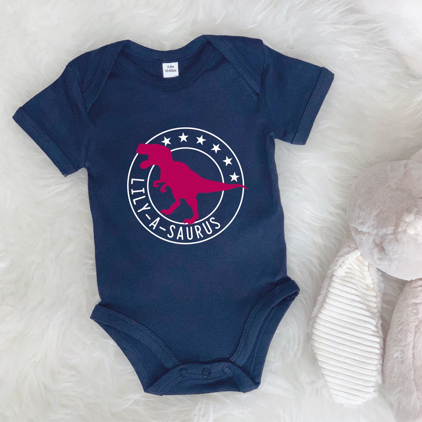 Personalised Dinosaur Babygrow - Lovetree Design