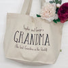 Personalised Organic Cotton Tote Bag For Grandma - Lovetree Design