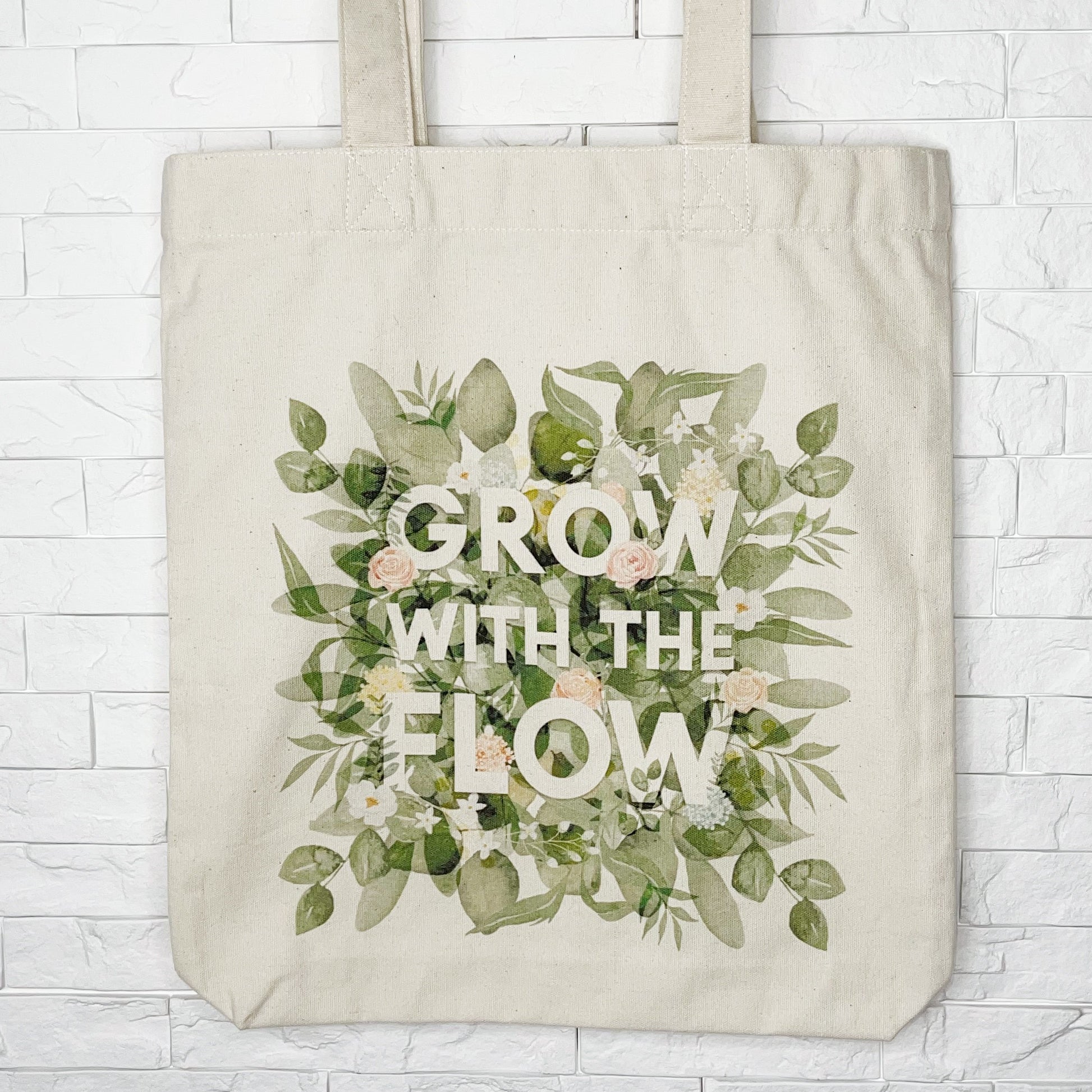 Grow With The Flow Botanical Tote Bag - Lovetree Design