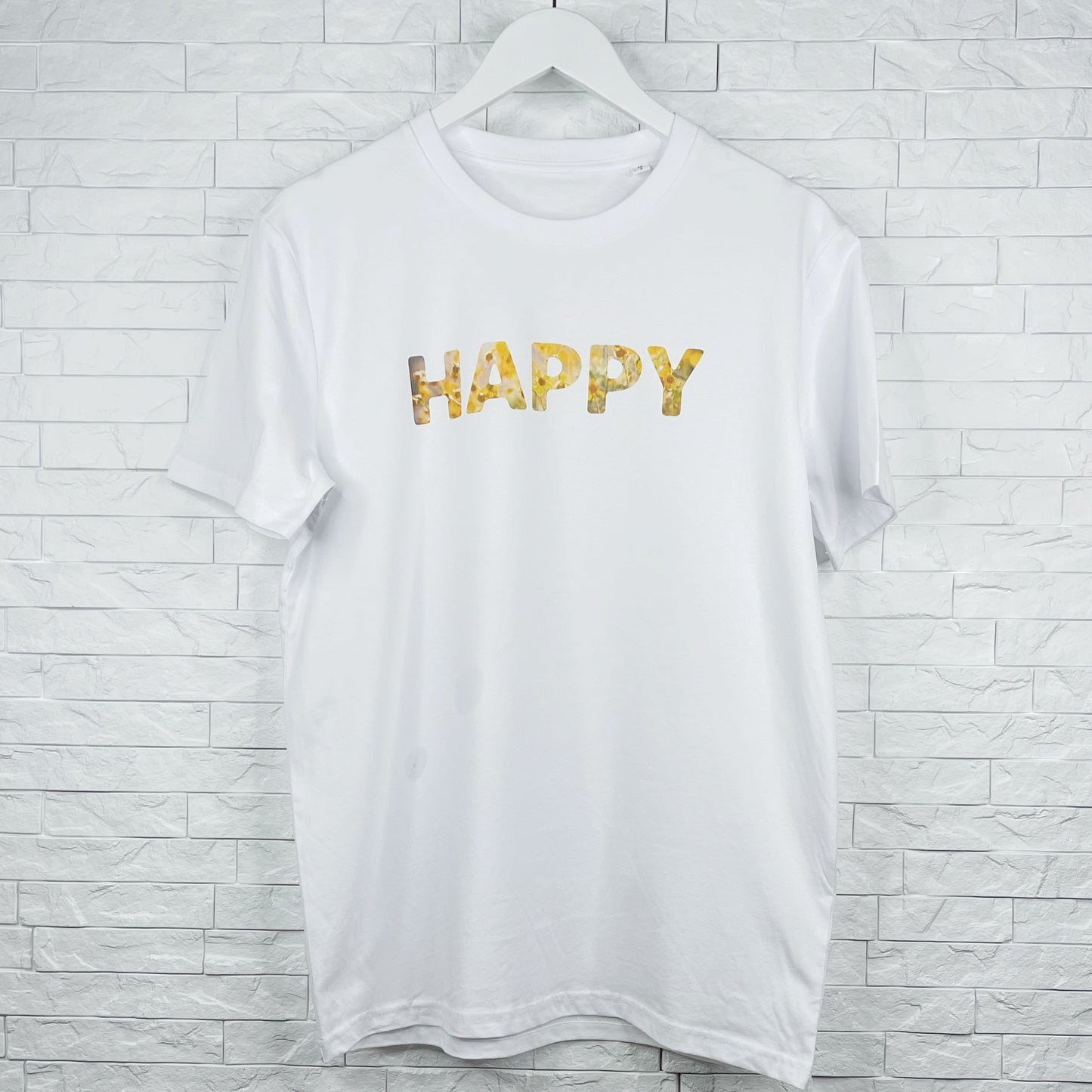 Happy Adult T Shirt Flowers - Lovetree Design