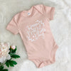 Happy Mothers Day Hearts And Leaves Babygrow - Lovetree Design