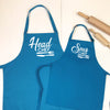 Head Chef And Sous Chef Matching Apron Set - Lovetree Design
