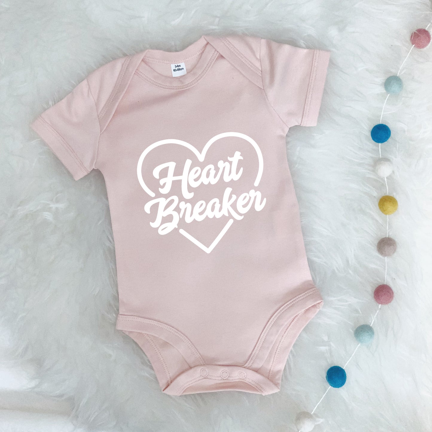 Heart Breaker Valentines Babygrow - Lovetree Design