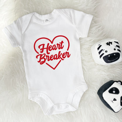 Heart Breaker Valentines Babygrow - Lovetree Design