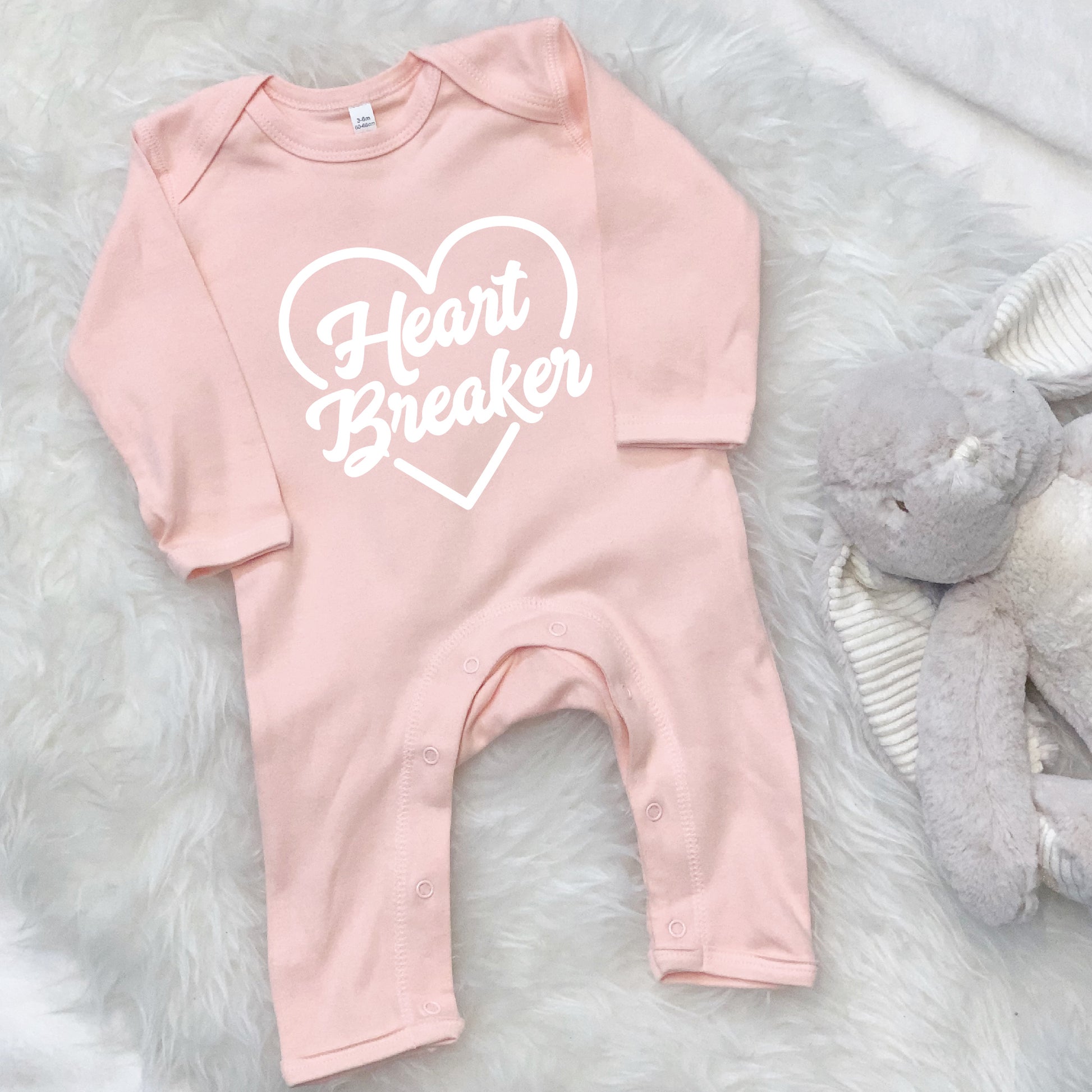 Heart Breaker Valentines Babygrow - Lovetree Design