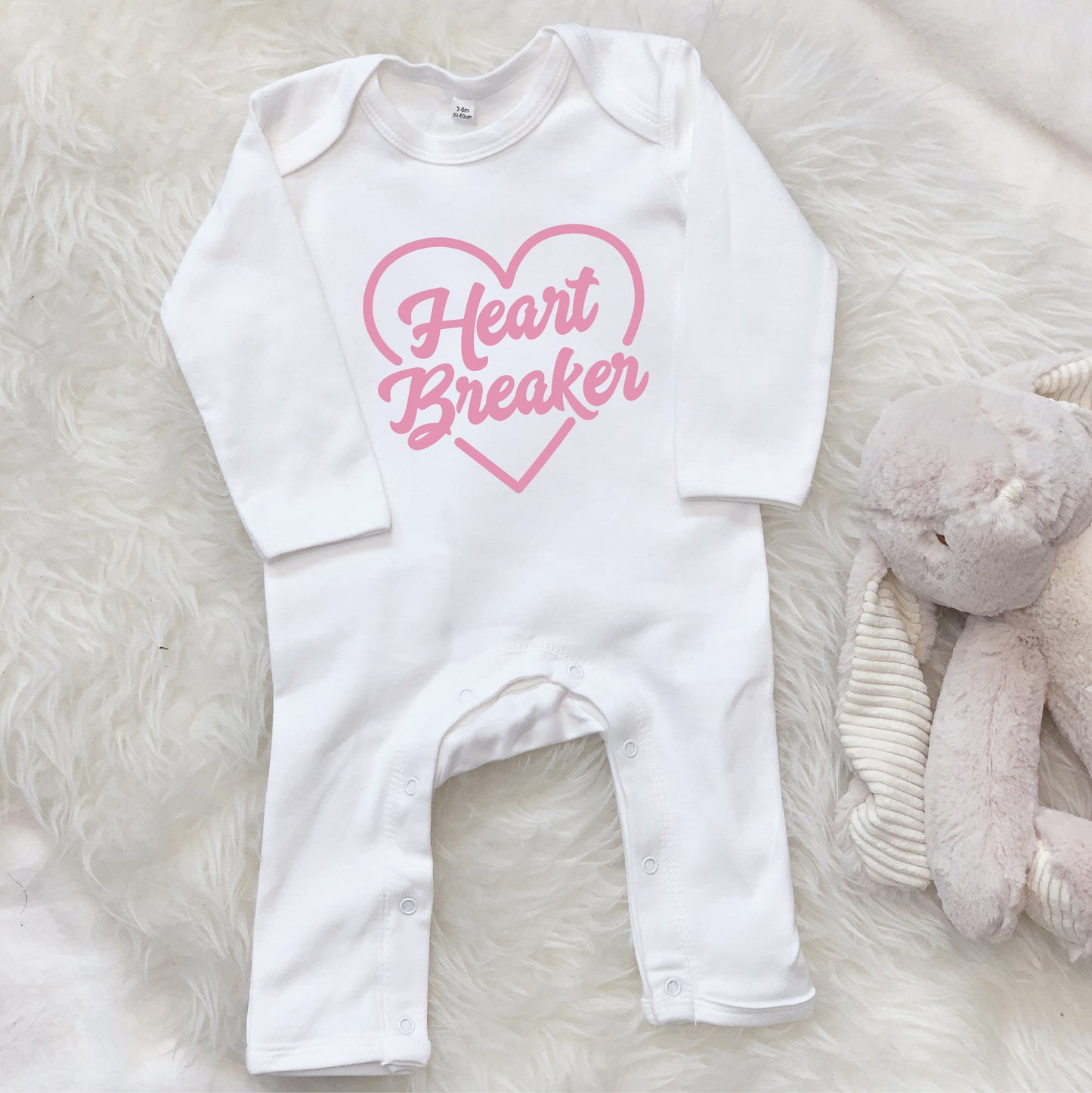 Heart Breaker Valentines Babygrow - Lovetree Design