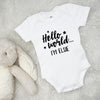 Hello World.. Personalised New Baby Babygrow - Lovetree Design