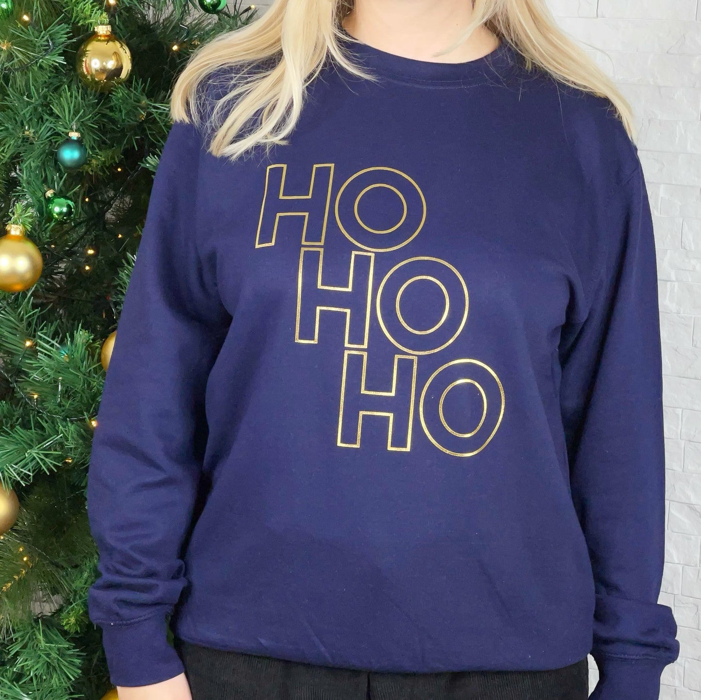 Ho Ho Ho Christmas Jumper - Lovetree Design