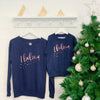 I Believe With Stars Mum And Child Christmas Jumper Set - Lovetree Design