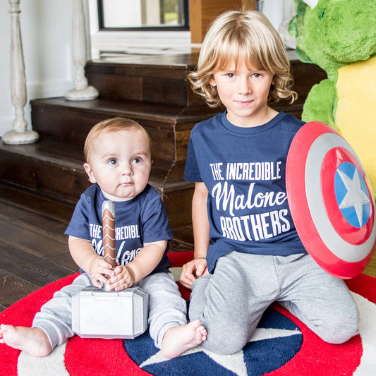 The Incredible… Brothers. Personalised Sibling T Shirts - Lovetree Design