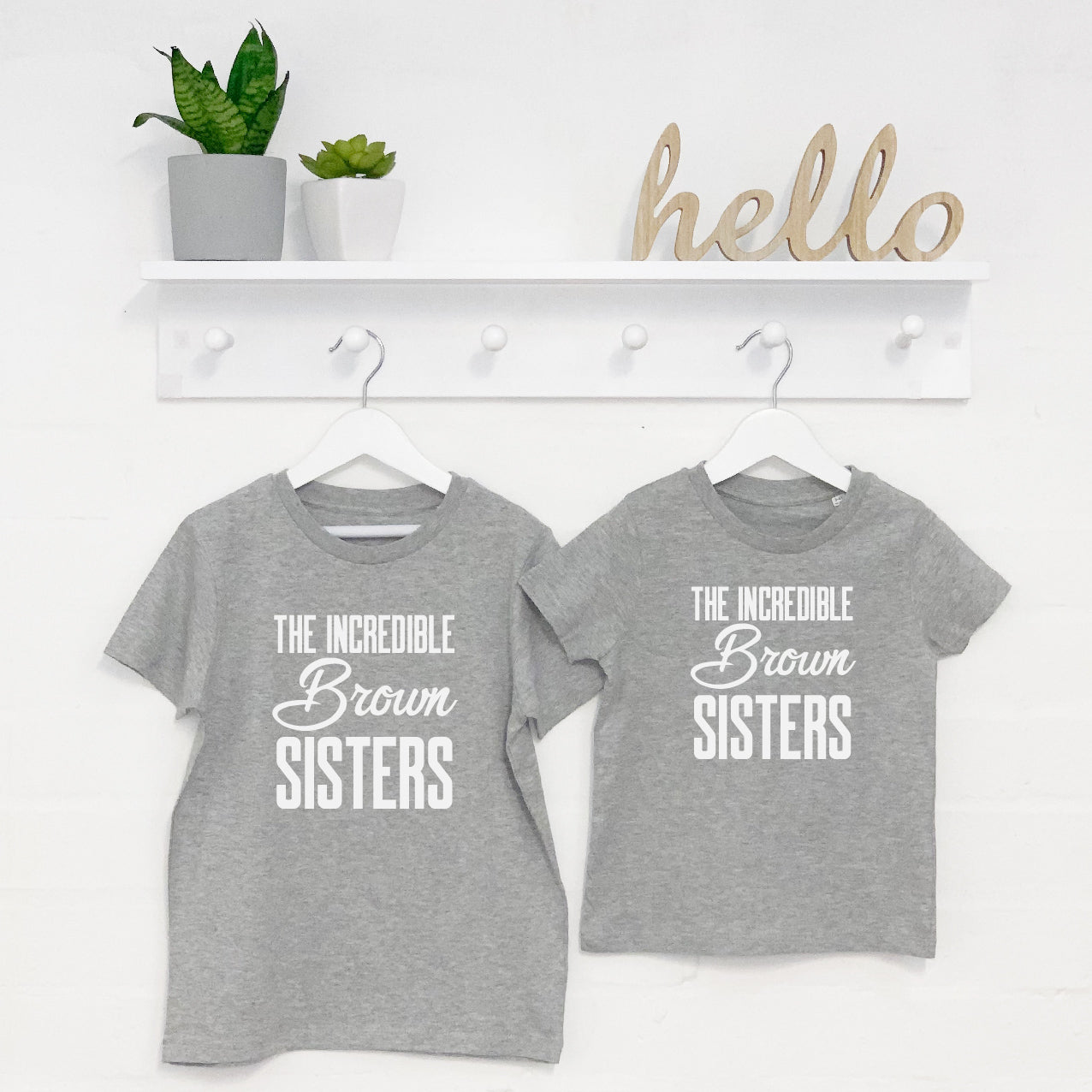 The Incredible…Sisters. Personalised Sibling Set - Lovetree Design