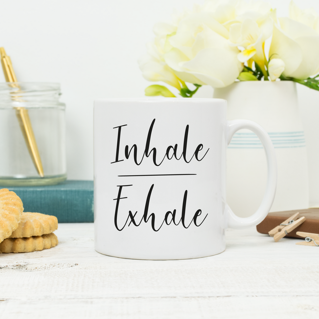 Inhale Exhale Yoga Mug