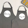Personalised Kids Aprons With Names In Circles - Lovetree Design