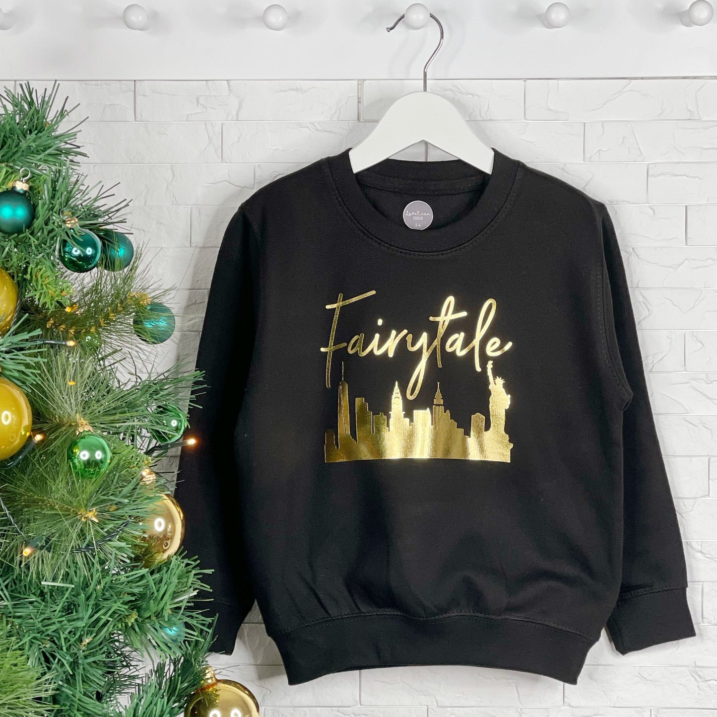 Fairytale Over New York Kids Christmas Jumper - Lovetree Design