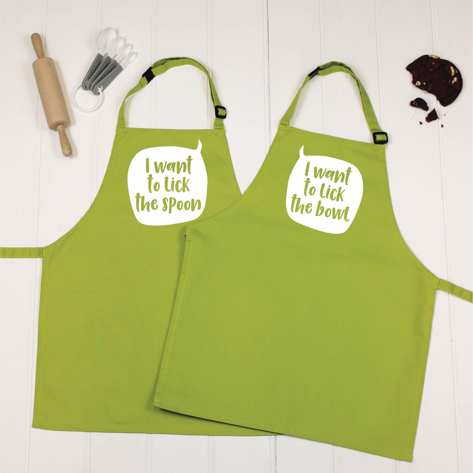 Sibling Apron Set Speech Bubble - Lovetree Design
