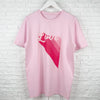 Love Retro Pink Adult T Shirt - Lovetree Design