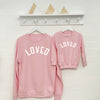 Loved Matching Mum And Daughter Matching Sweatshirt Set - Lovetree Design
