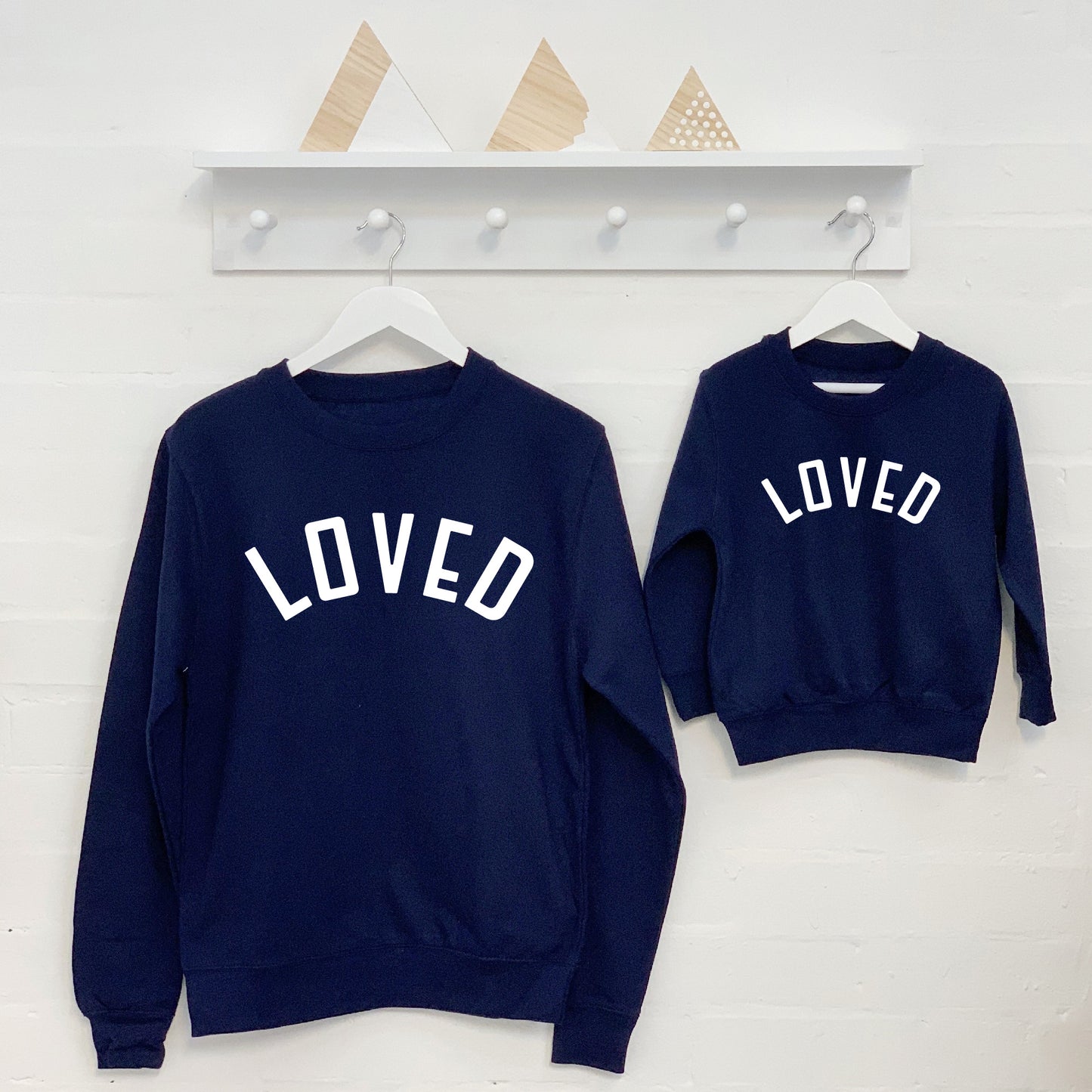 Loved Matching Mum And Daughter Matching Sweatshirt Set - Lovetree Design