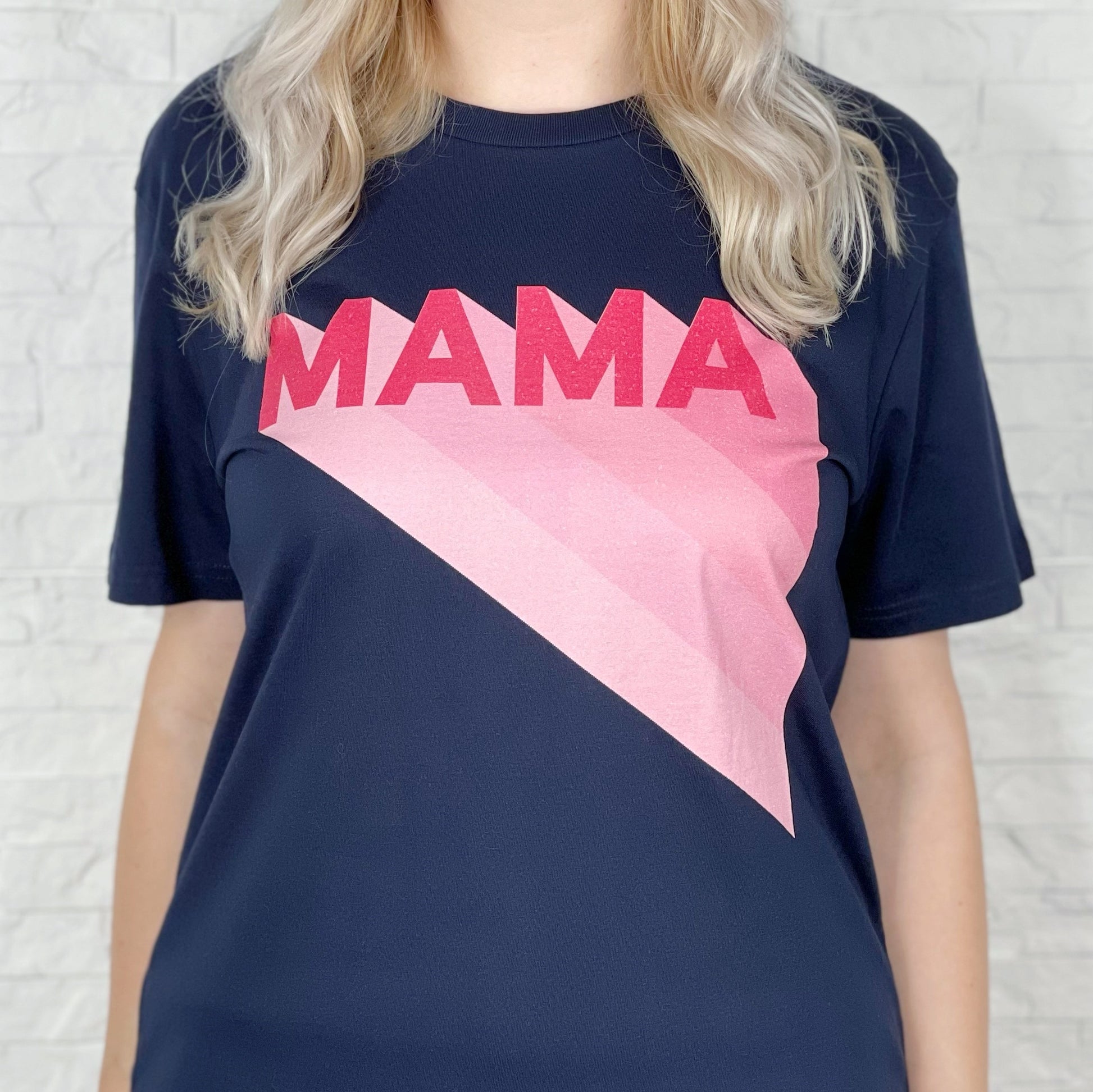 Mama Retro Shades Of Pink T Shirt - Lovetree Design