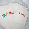 Mama And Baba Matching T Shirt Set - Lovetree Design