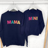 Bright Mama And Mini Matching Sweatshirt Set