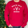 North Pole Riders Varsity Festive Christmas Jumper - Lovetree Design