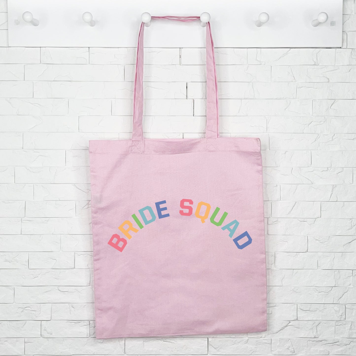 Bride Squad Rainbow Hen Do Tote Bag - Lovetree Design