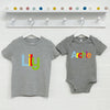 Personalised Multicoloured Baby And Child Set - Lovetree Design