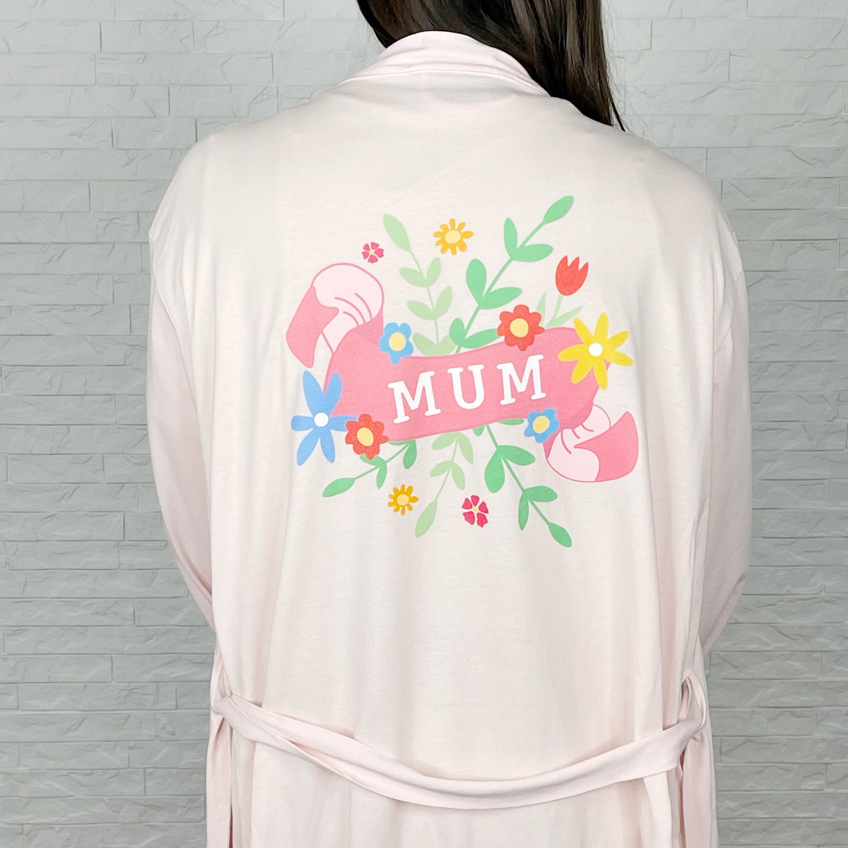 Mum Scroll Dressing Gown With Flowers Lovetree Design