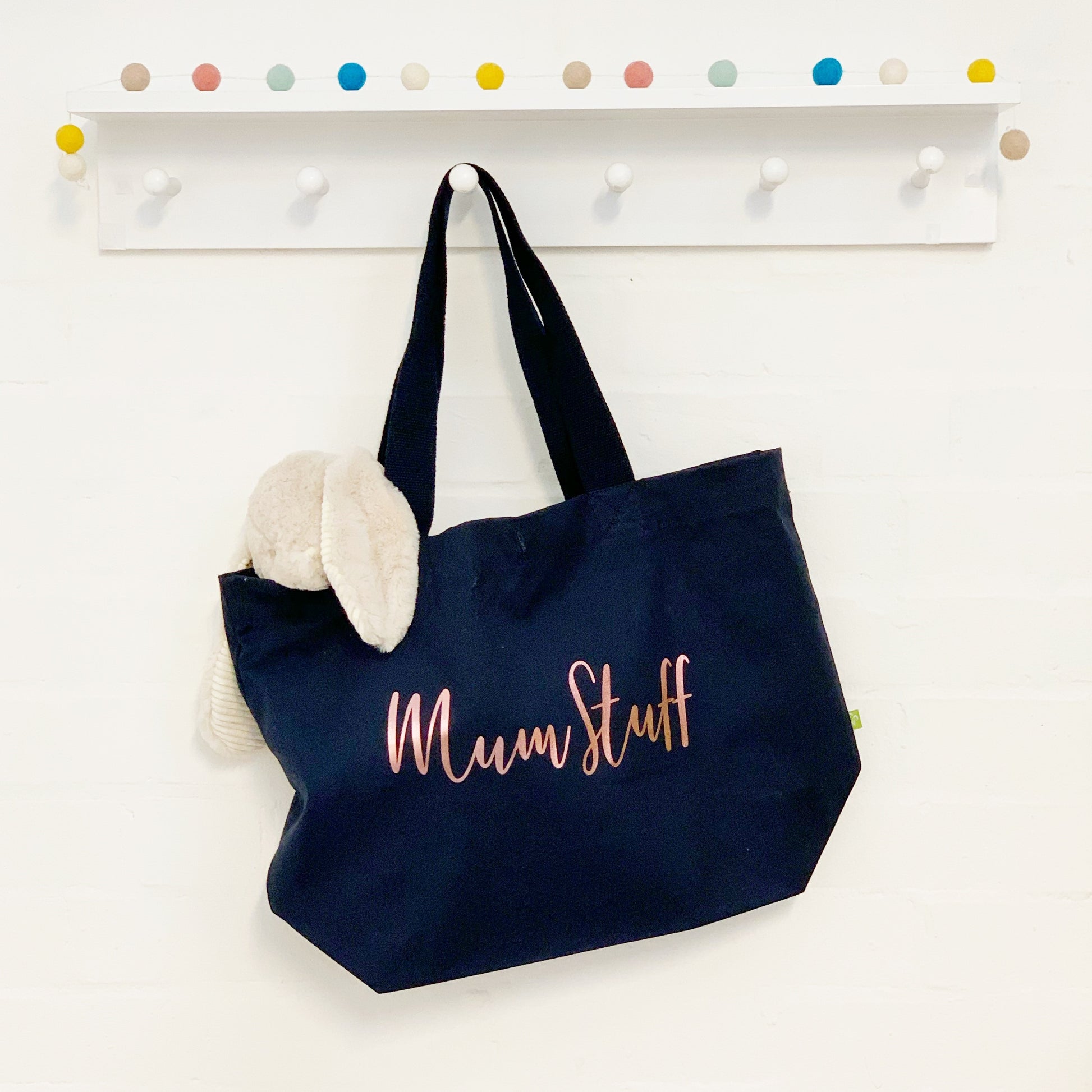 Personalised Mum Stuff Organic Cotton Bag - Lovetree Design