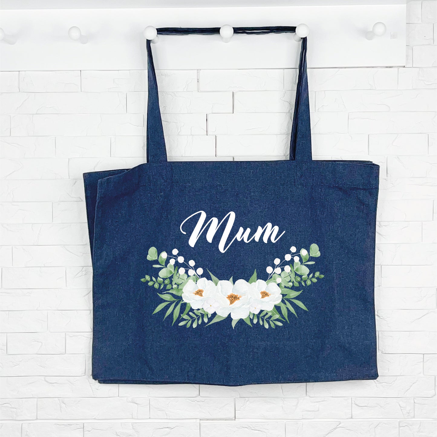 Mum Floral Tote Bag - Lovetree Design