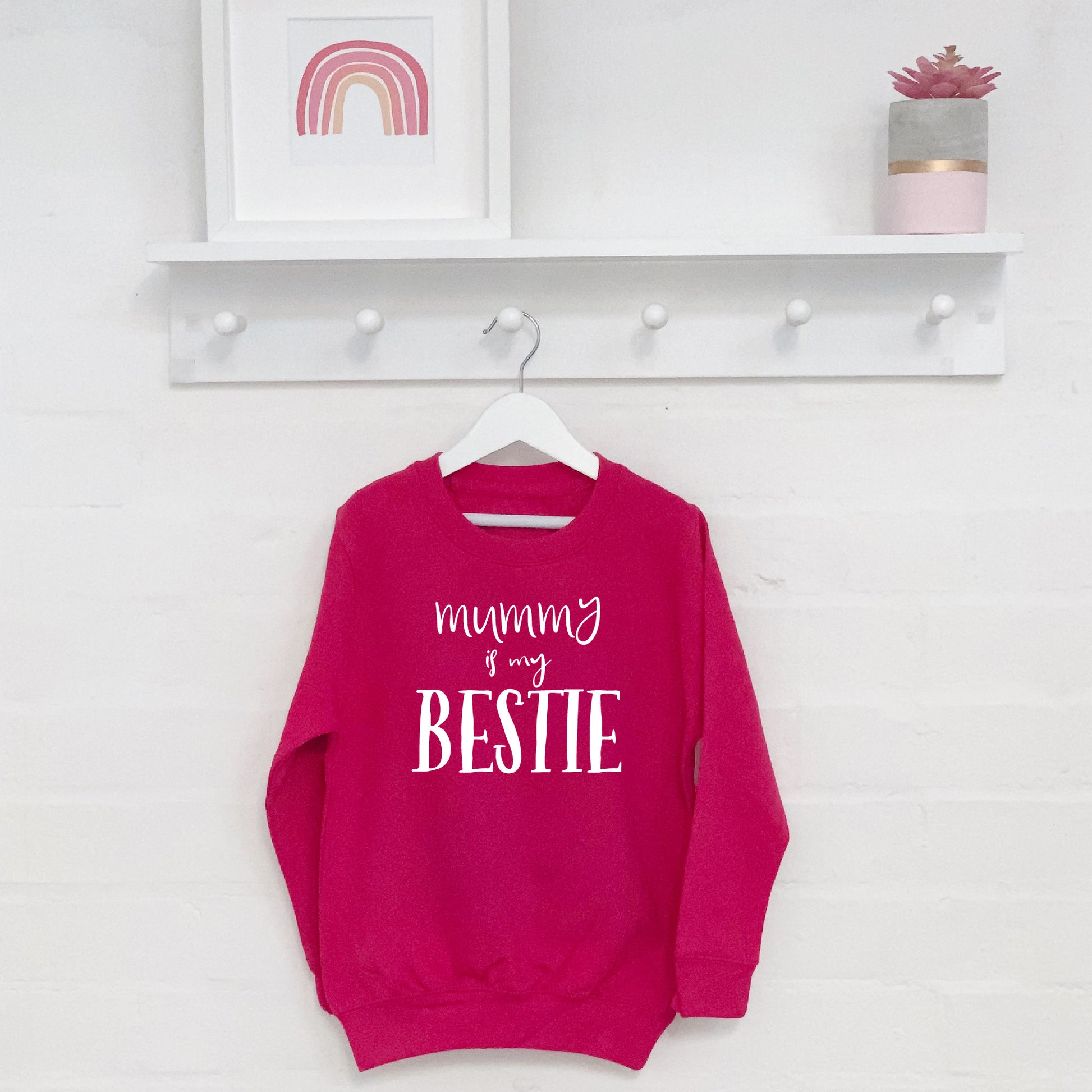 Mummy Is My Bestie Kids Sweatshirt - Lovetree Design