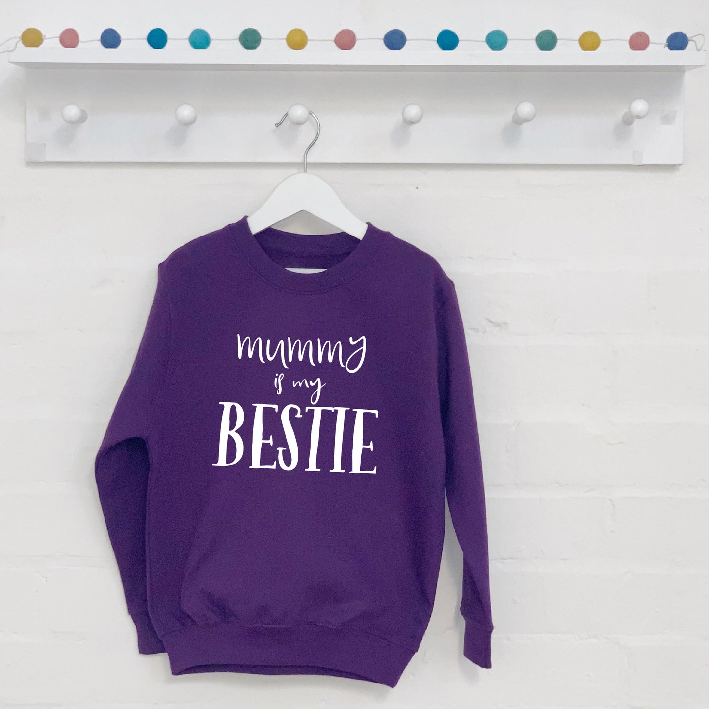 Mummy Is My Bestie Kids Sweatshirt - Lovetree Design
