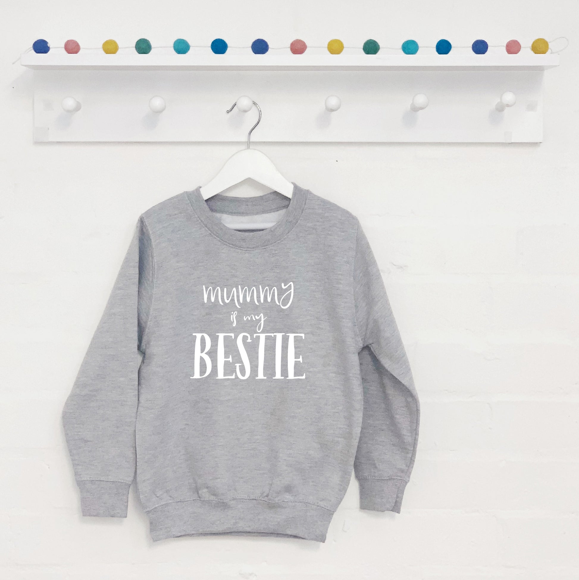 Mummy Is My Bestie Kids Sweatshirt - Lovetree Design