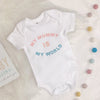 My Mummy Is My World Pastel Babygrow - Lovetree Design
