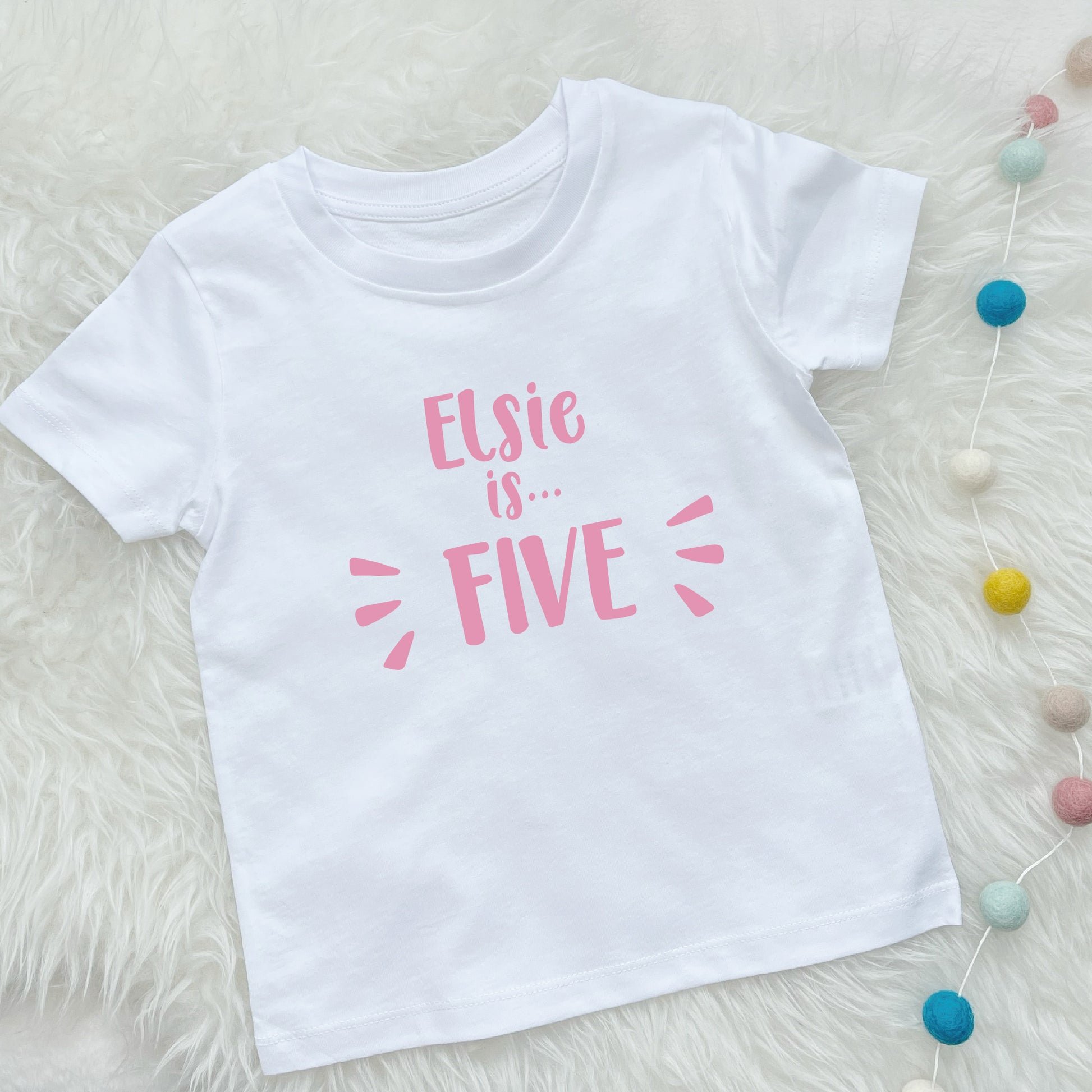 Personalised Birthday T Shirt For Kids - Lovetree Design