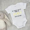 Perfect Auntie Personalised Babygrow - Lovetree Design