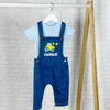 Digger Personalised Baby/Kids Denim Dungarees - Lovetree Design