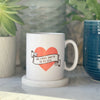 Mr And Mrs Personalised Heart Mug With Date - Lovetree Design