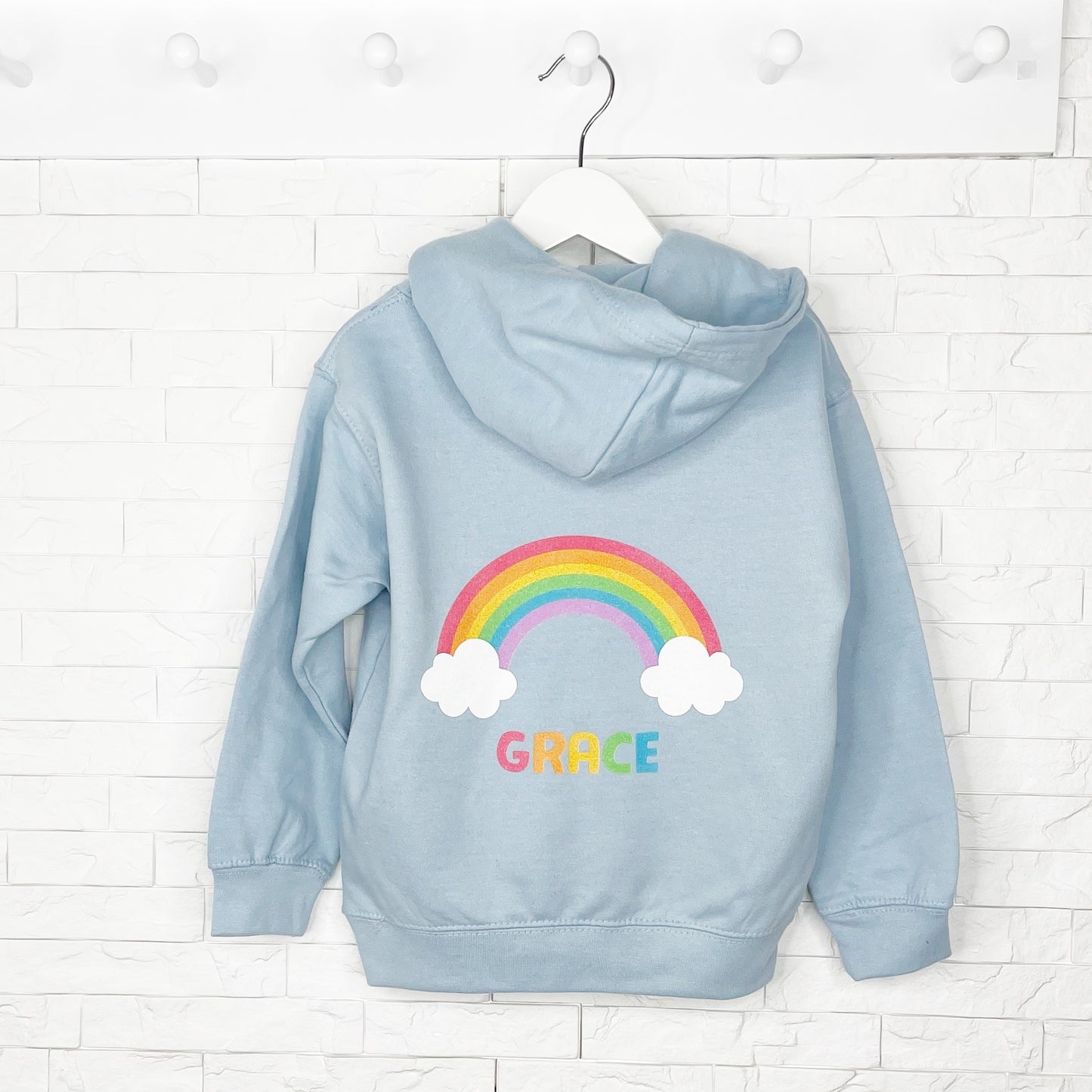 Personalised Kids Rainbow Hoodie - Lovetree Design