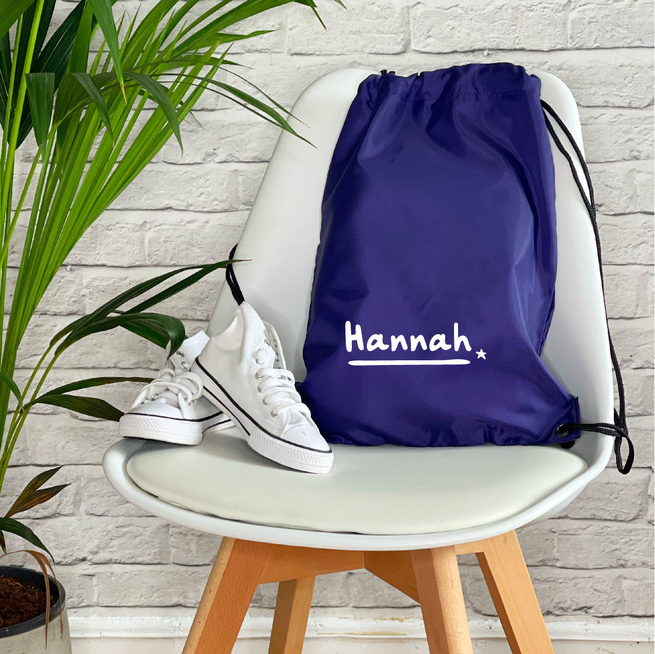 Personalised Name With Star Pe Kit / Gym Bag - Lovetree Design