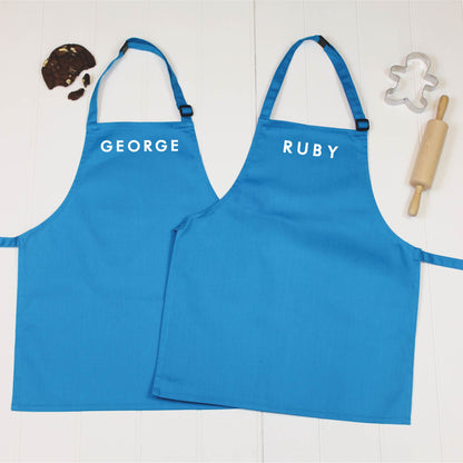 Personalised Kids Apron Set With Name - Lovetree Design