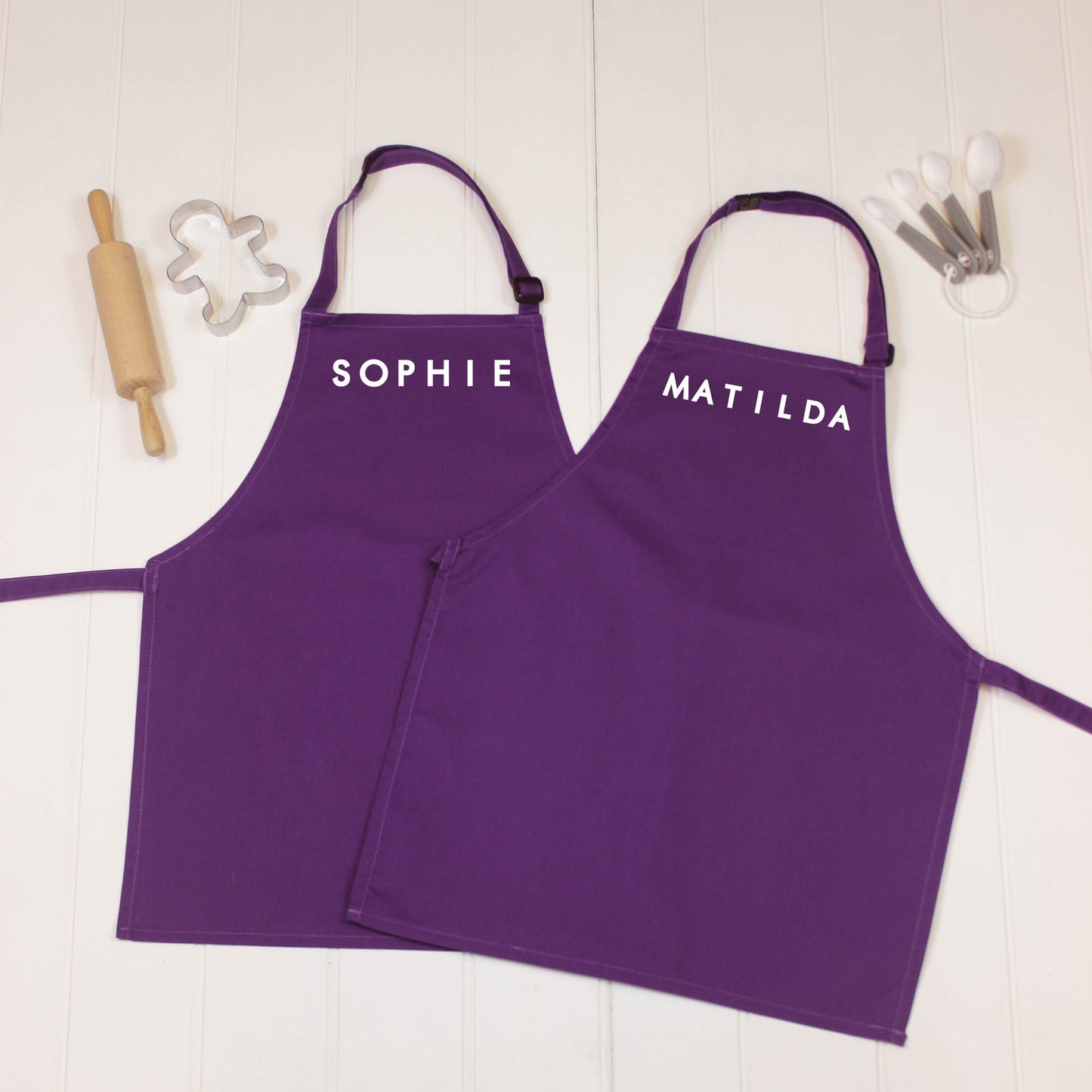 Personalised Kids Apron Set With Name - Lovetree Design