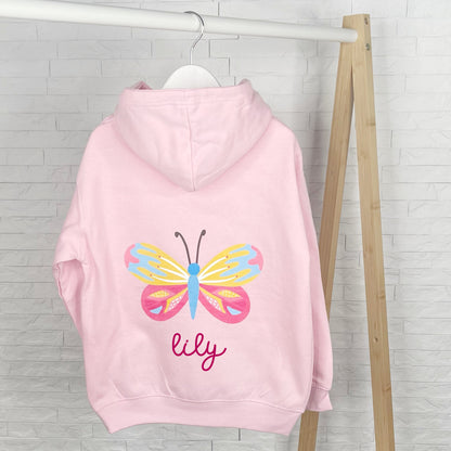 Personalised Girls Butterfly Hoodie - Lovetree Design